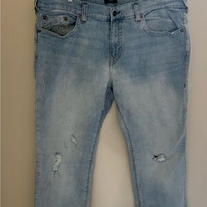 True Religion Light Blue Relaxed Men Jeans